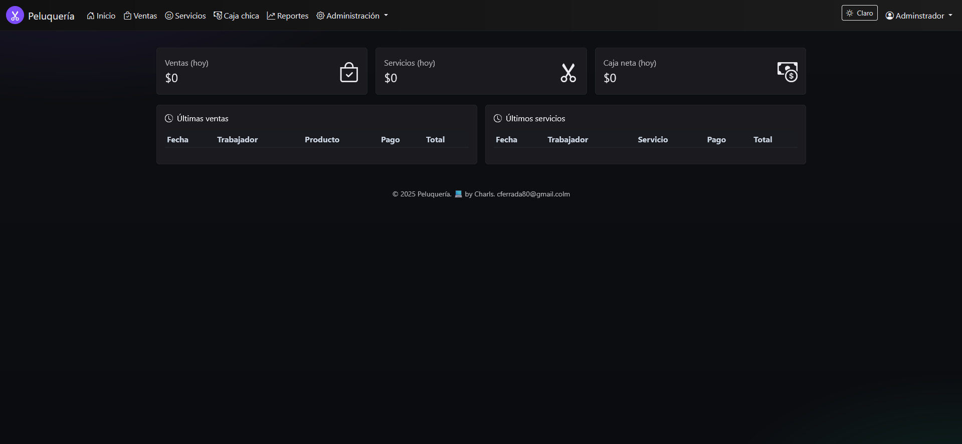 Gestion Salon Estilista